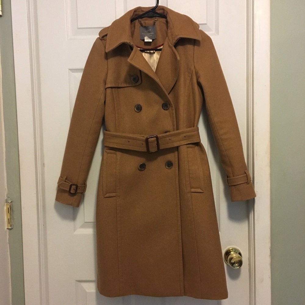 J Crew Wool Cashmere pea coat